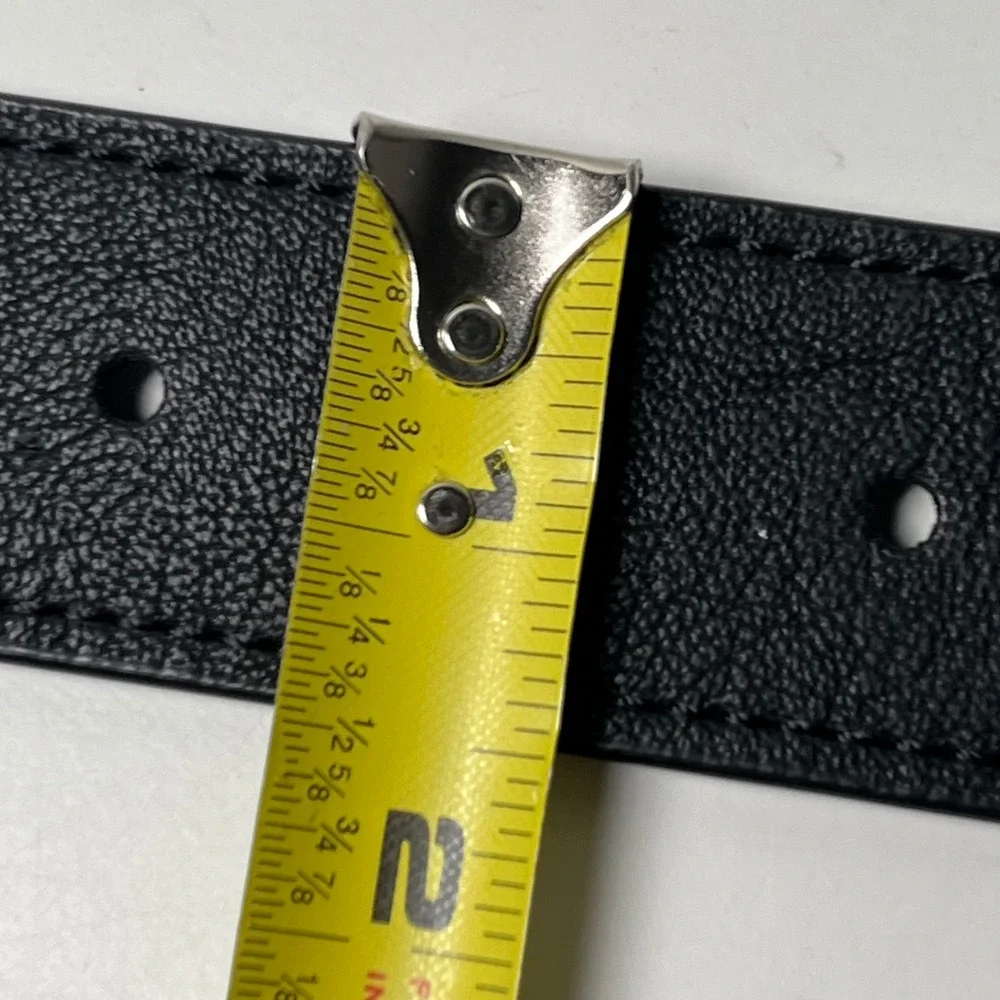 Columbia Leather Belt Mens Size 42 Reversible Black Brown Gunmetal Buckle Office